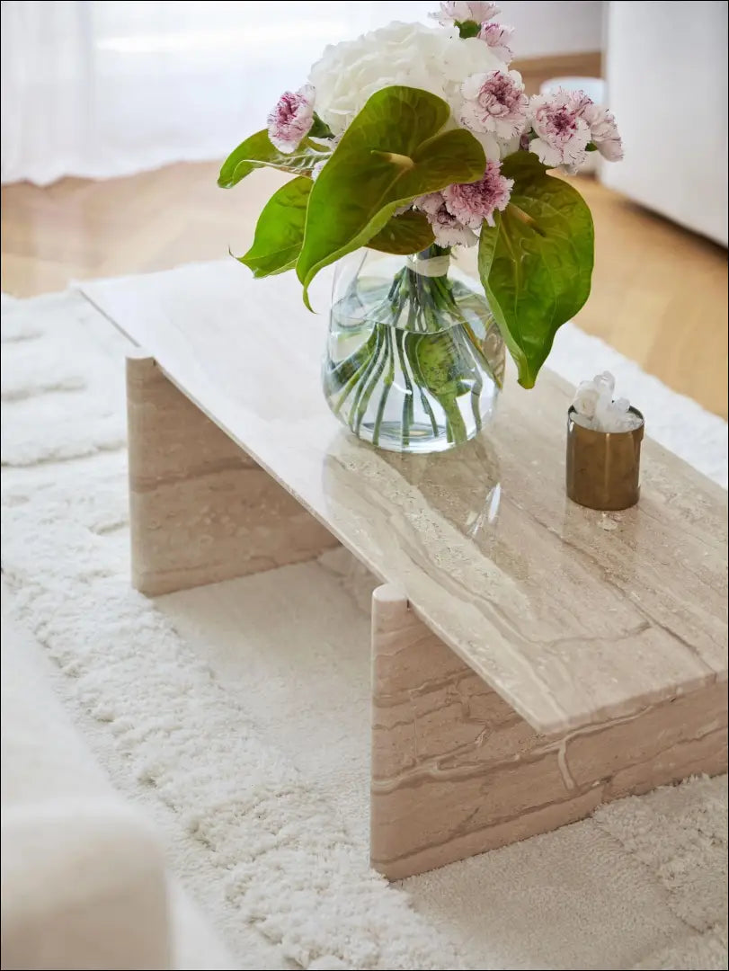 Kavos staliukas SI1143 - €368 Save 60% __label:Pristatymas 1-2 d.d., color-smelio, kavos-staliukai, material-akmuo,