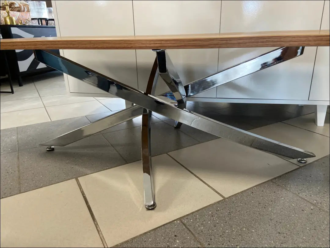 Kavos staliukas SI1254 - €63 Save 65% 50-100, __label:Pristatymas 1-2 d.d., color-ruda, color-sidabrine,