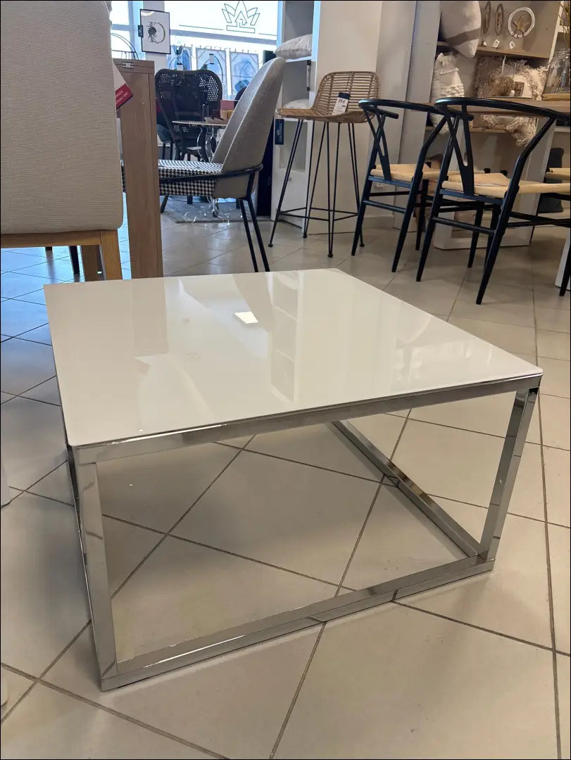 Kavos staliukas SI1399 - €48 Save 60% 25-50, __label:Pristatymas 1-2 d.d., color-balta, color-sidabrine,