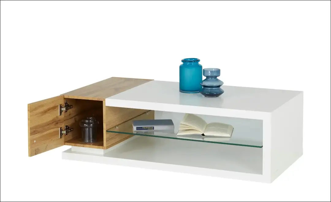 Kavos staliukas SI1633 - €128 Save 50% 100-200, __label:Pristatymas 1-2 d.d., color-balta, color-ruda, kavos-staliukai