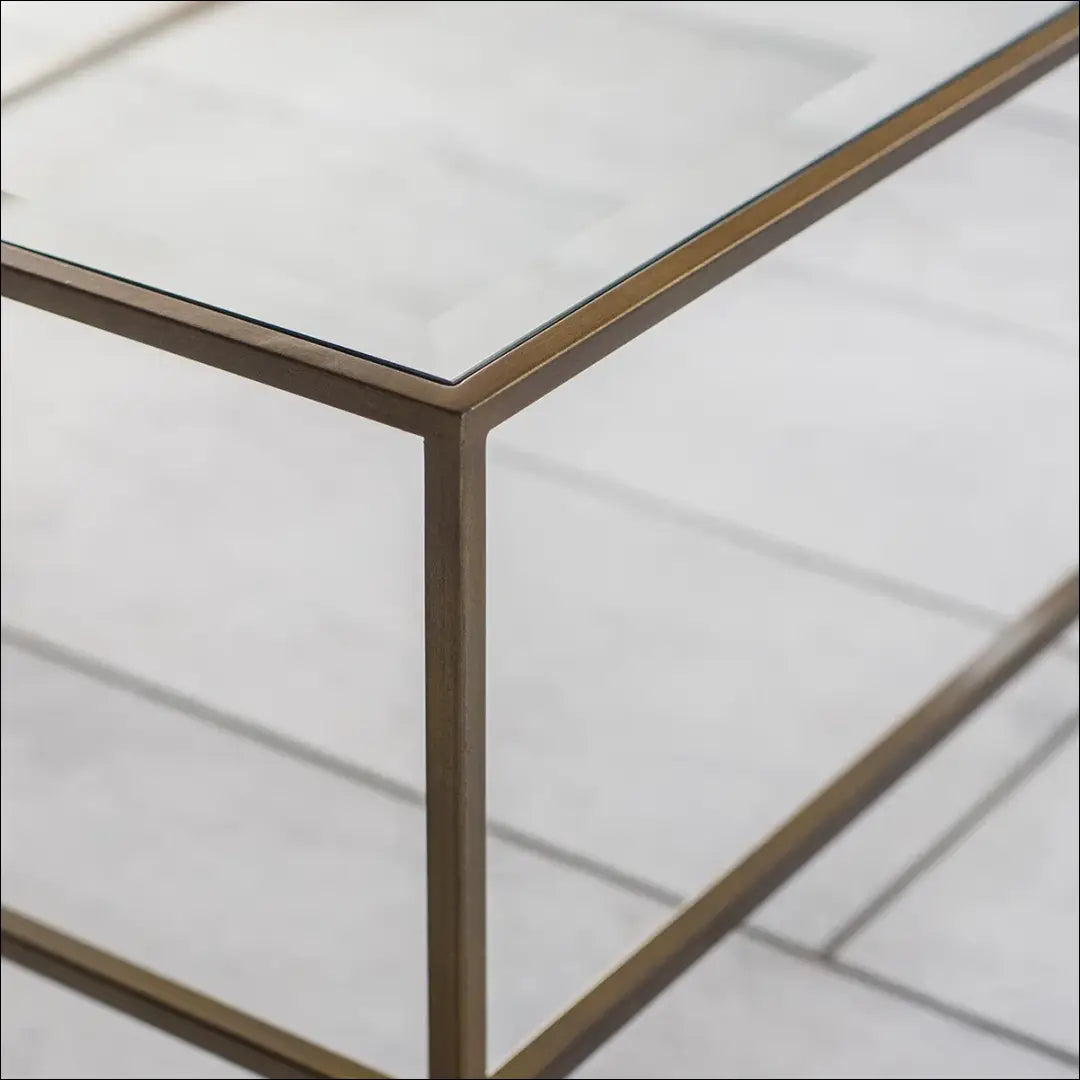 Kavos staliukas SI1856 - €260 Save 50% __label:Pristatymas 1-2 d.d., color-auksine, kavos-staliukai, material-metalas,