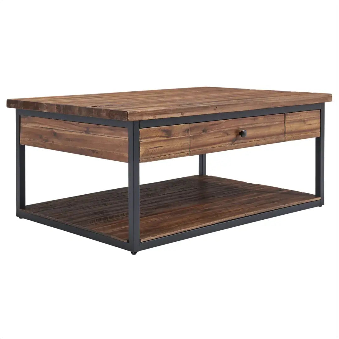 Kavos staliukas SI1864 - €240 Save 50% __label:Pristatymas 1-2 d.d., color-juoda, color-ruda, kavos-staliukai,