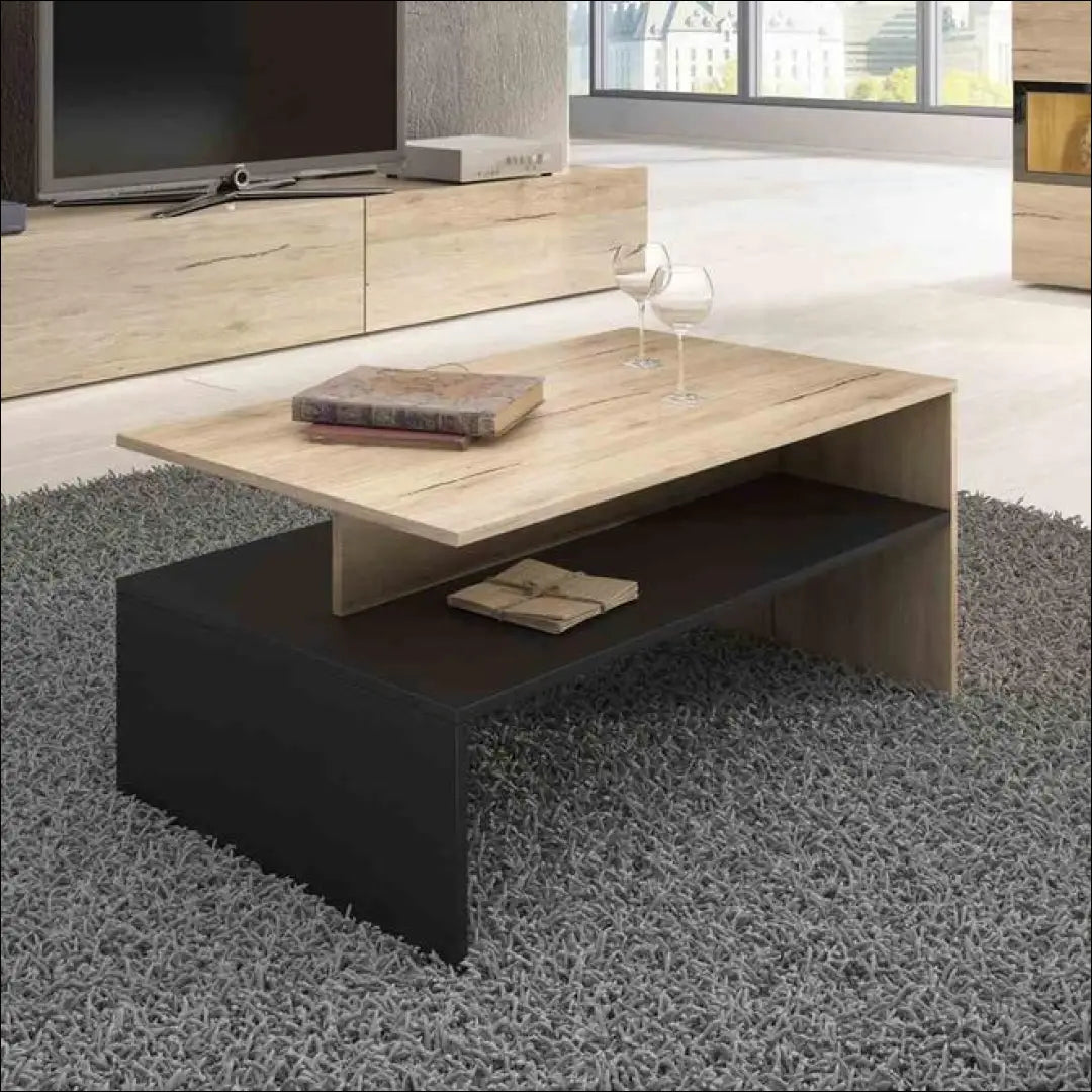 Kavos staliukas SI1866 - €79 Save 50% 50-100, __label:Pristatymas 1-2 d.d., color-juoda, color-ruda, kavos-staliukai