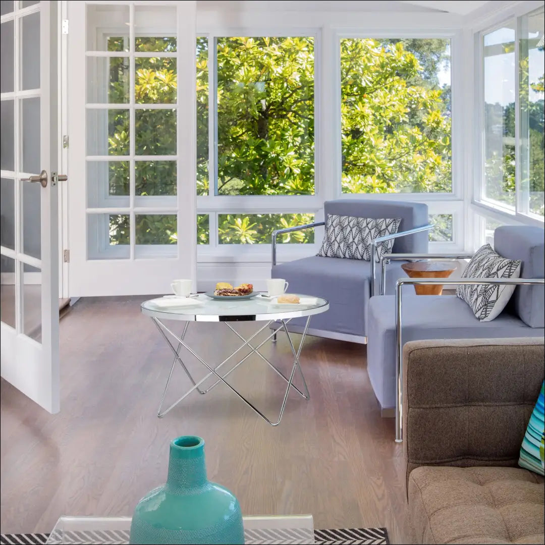 Kavos staliukas SI1874 - €80 Save 55% 50-100, __label:Pristatymas 1-2 d.d., color-balta, color-sidabrine,