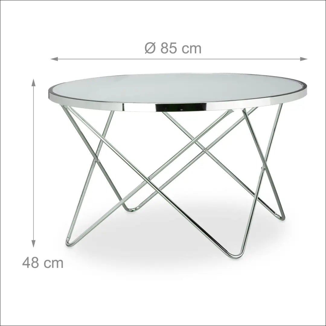 Kavos staliukas SI1874 - €80 Save 55% 50-100, __label:Pristatymas 1-2 d.d., color-balta, color-sidabrine,