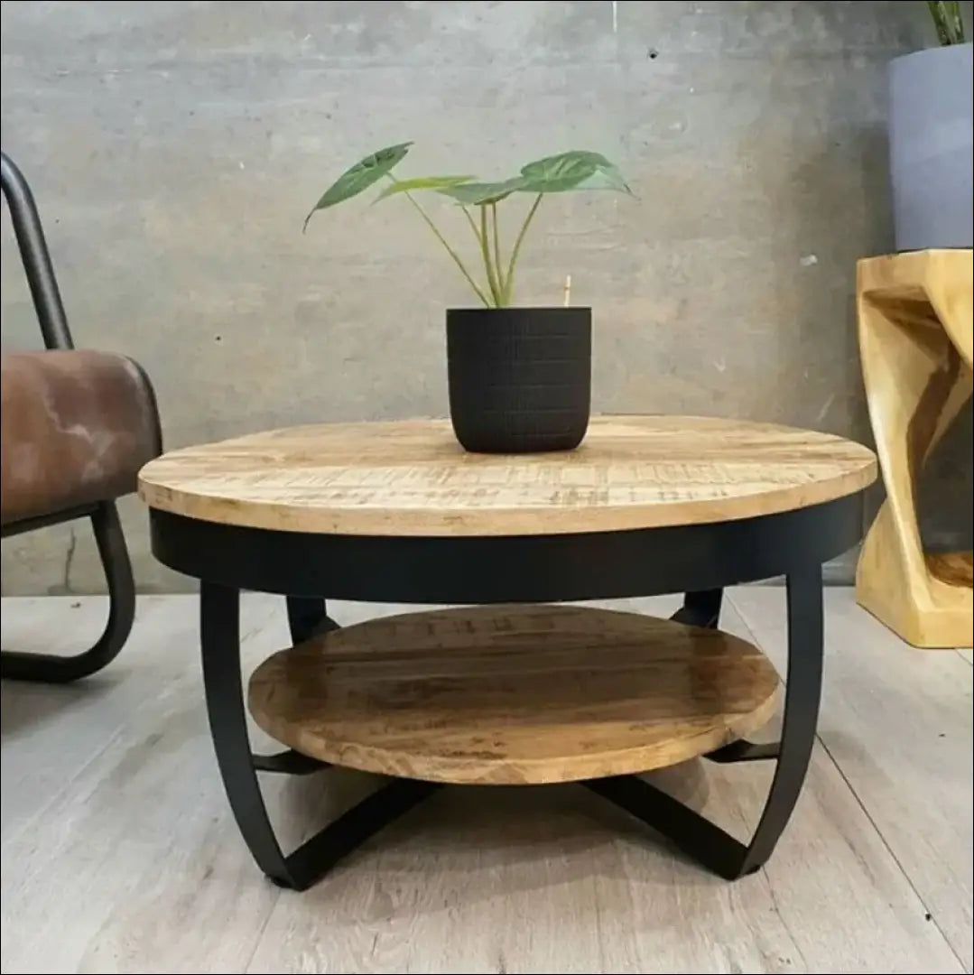 Kavos staliukas SI1926 - €89 Save 50% 50-100, __label:Pristatymas 1-2 d.d., color-juoda, color-ruda, kavos-staliukai