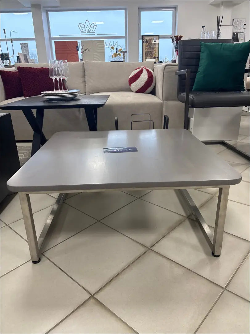 Kavos staliukas SI2010 - €90 Save 50% 50-100, __label:Pristatymas 1-2 d.d., color-pilka, color-sidabrine,