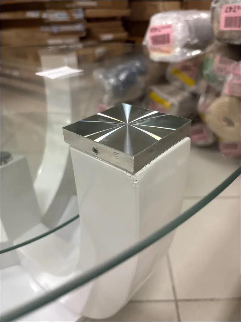 Kavos staliukas SI2020 - €66 Save 60% 50-100, __label:Pristatymas 1-2 d.d., color-balta, material-mdf, material-stiklas