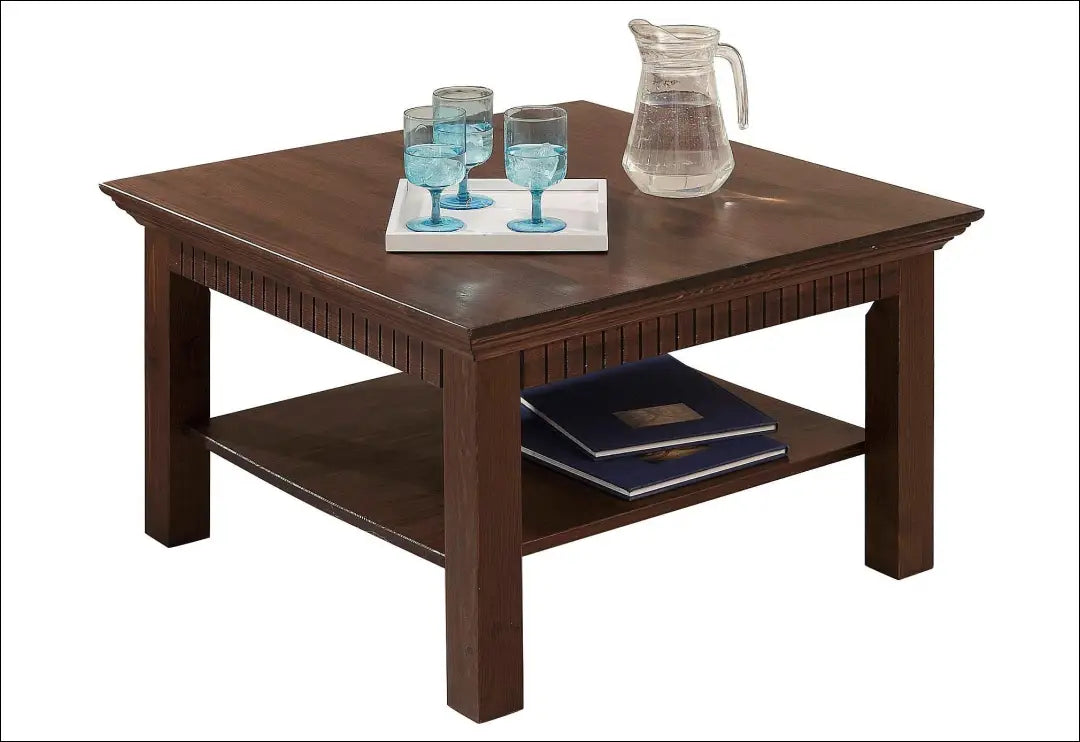 Kavos staliukas SI2080 - €75 Save 60% 50-100, __label:Pristatymas 1-2 d.d., color-ruda, material-medzio-masyvas,