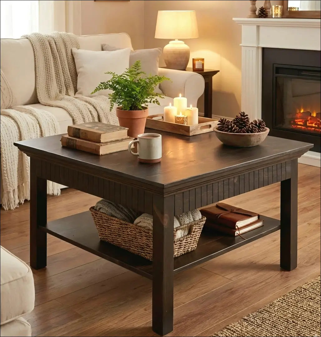 Kavos staliukas SI2080 - €75 Save 60% 50-100, __label:Pristatymas 1-2 d.d., color-ruda, material-medzio-masyvas,