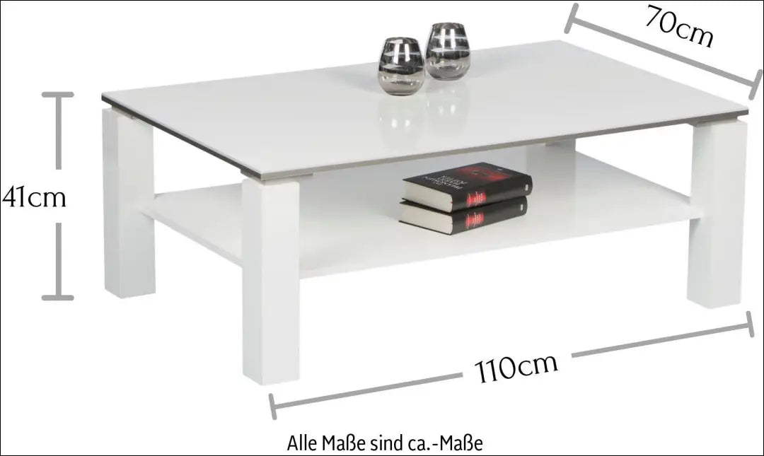 Kavos staliukas SI2096 - €109 Save 50% 100-200, __label:Pristatymas 1-2 d.d., color-balta, kavos-staliukai,