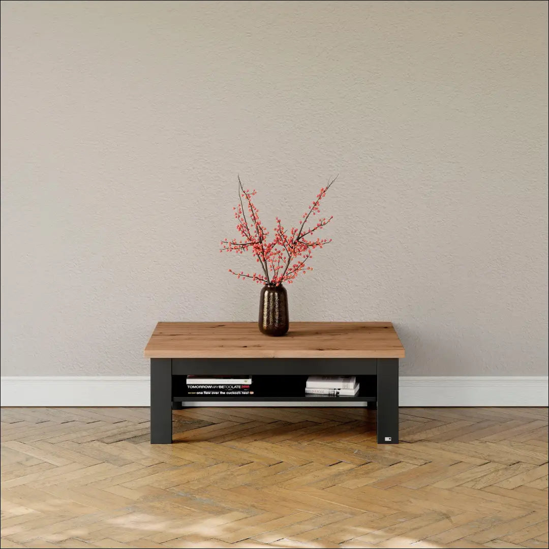 Kavos staliukas SI2102 - €95 Save 60% 50-100, __label:Pristatymas 1-2 d.d., color-pilka, color-ruda, material-mdf €50