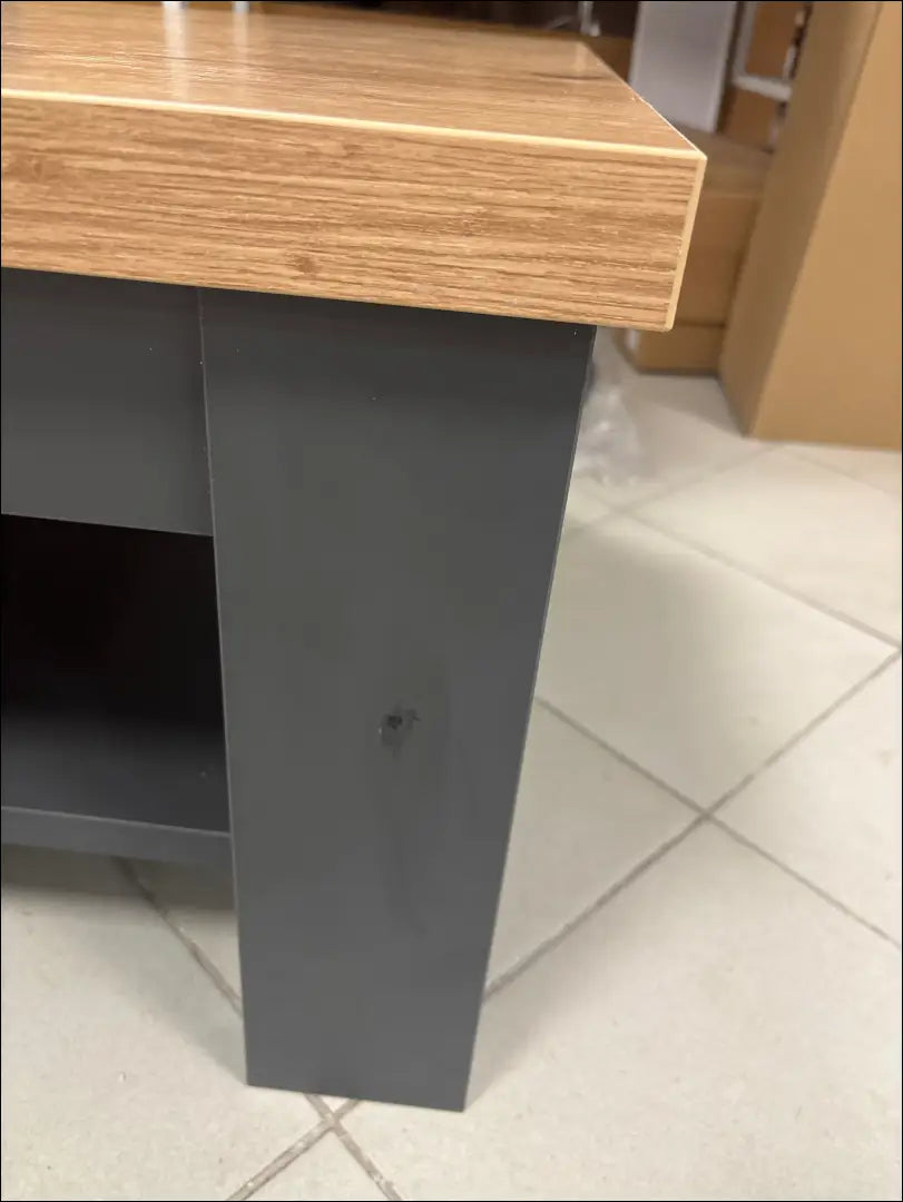 Kavos staliukas SI2102 - €95 Save 60% 50-100, __label:Pristatymas 1-2 d.d., color-pilka, color-ruda, material-mdf €50