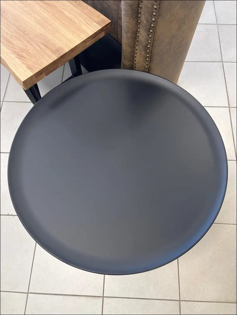 Kavos staliukas SI2171 - €90 Save 65% 50-100, __label:Pristatymas 1-2 d.d., color-juoda, material-metalas, pazeistas