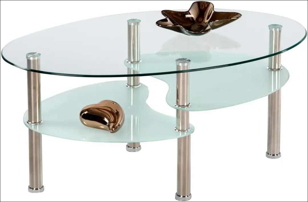 Kavos staliukas SI2248 - €79 Save 50% 50-100, __label:Pristatymas 1-2 d.d., color-balta, color-sidabrine,