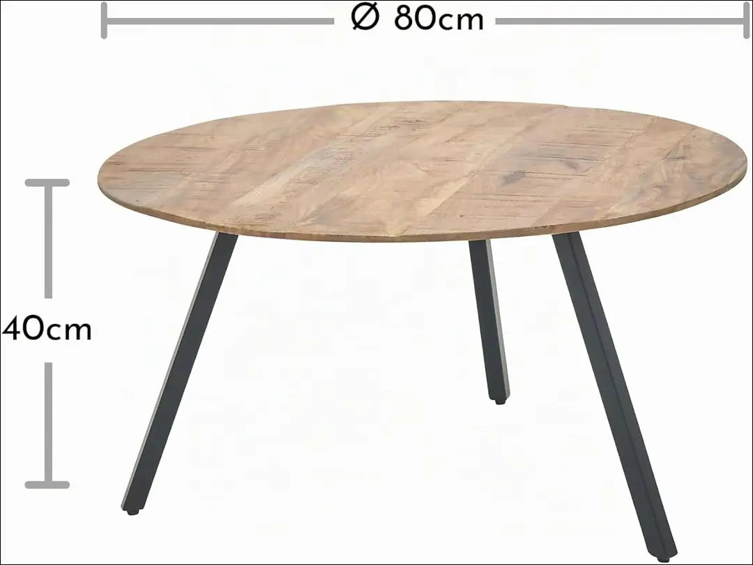 Kavos staliukas SI2351 - €120 Save 50% 100-200, __label:Pristatymas 1-2 d.d., color-juoda, color-ruda, kavos-staliukai