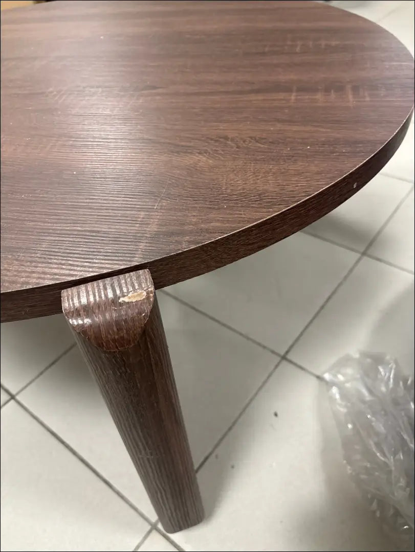 Kavos staliukas SI2438 - €40 Save 70% 25-50, __label:Pristatymas 1-2 d.d., color-ruda, material-mdf, pazeistas Grožio