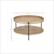 Įkelti vaizdą į galerijos rodinį, Kavos staliukas SI521 - €95 Save 60% 50-100, color-juoda, color-ruda, kavos-staliukai, material-mdf Juoda | Namų
