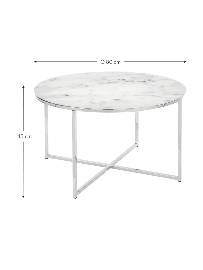 Kavos staliukas SI800 - €57 Save 70% 50-100, __label:Pristatymas 1-2 d.d., color-balta, color-sidabrine,