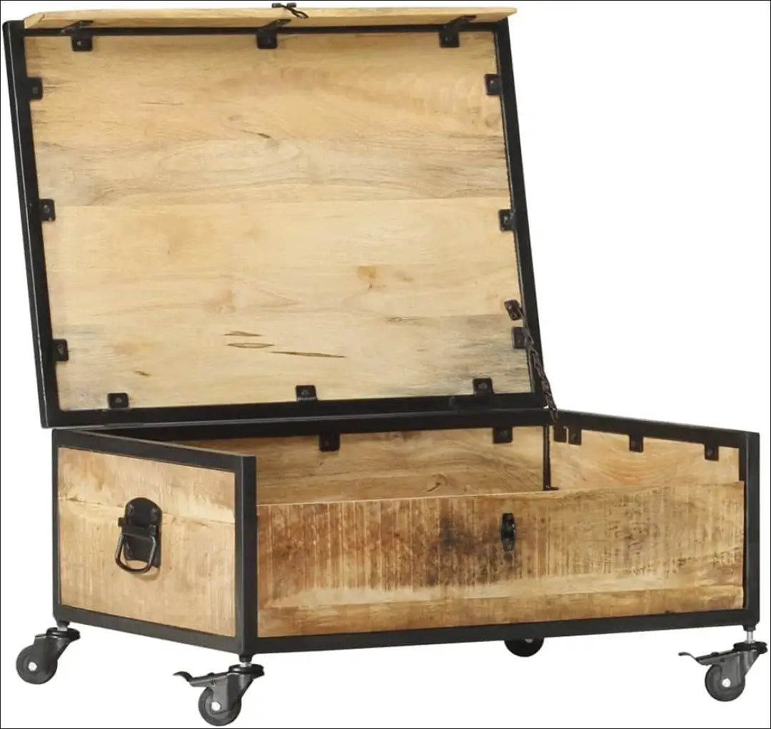 Kavos staliukas - skrynia SI1929 - €144 Save 50% 100-200, __label:Pristatymas 1-2 d.d., color-juoda, color-ruda,