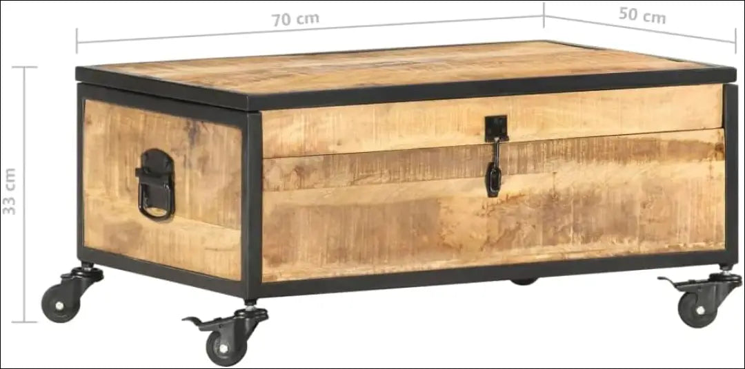 Kavos staliukas - skrynia SI1929 - €144 Save 50% 100-200, __label:Pristatymas 1-2 d.d., color-juoda, color-ruda,