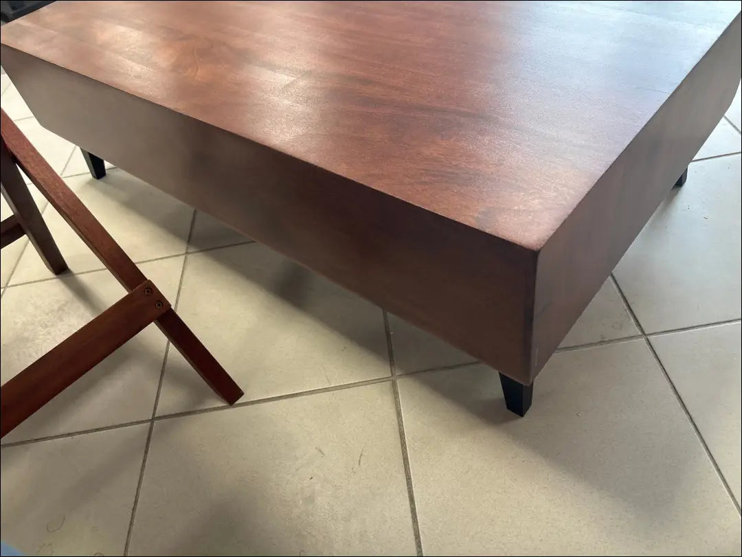 Kavos staliukas su stalčiais SI1757 - €153 Save 55% 100-200, __label:Pristatymas 1-2 d.d., color-ruda, kavos-staliukai,