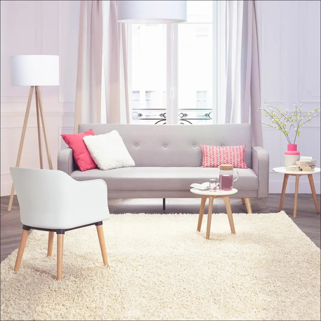 Kavos staliukų komplektas (2vnt) SI1889 - €65 Save 50% 50-100, __label:Pristatymas 1-2 d.d., color-balta, color-ruda,