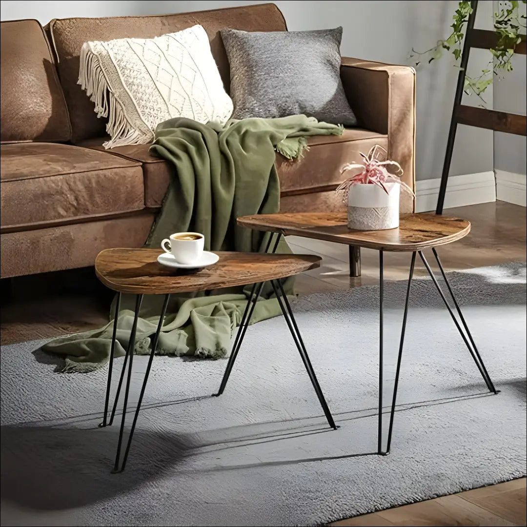 Kavos staliukų komplektas 2vnt SM1941 - €79 Save 40% 50-100, __label:Pristatymas 5-14 d.d., kavos-staliukai, notouch30,