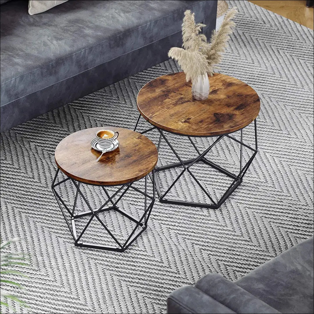 Kavos staliukų komplektas 2vnt SM506 - €96 Save 40% 50-100, __label:Pristatymas 5-14 d.d., kavos-staliukai, notouch30,