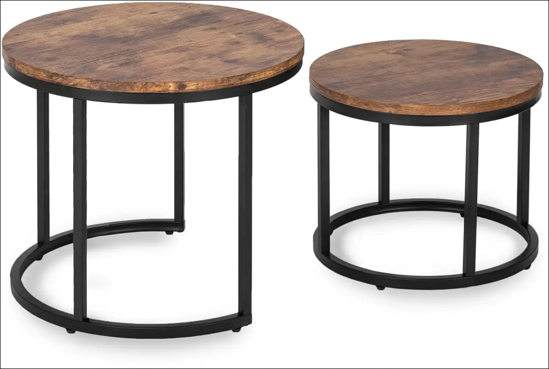 Kavos staliukų rinkinys iš MDF ąžuolo spalvos TE081 - €82 Save 15% 50-100, __label:Pristatymas 5-14 d.d., elite,