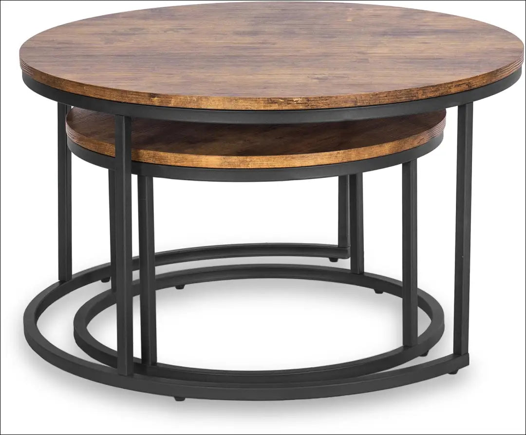 Kavos staliukų rinkinys iš MDF ąžuolo spalvos TE128 - €114 Save 15% 100-200, __label:Pristatymas 5-14 d.d., elite,