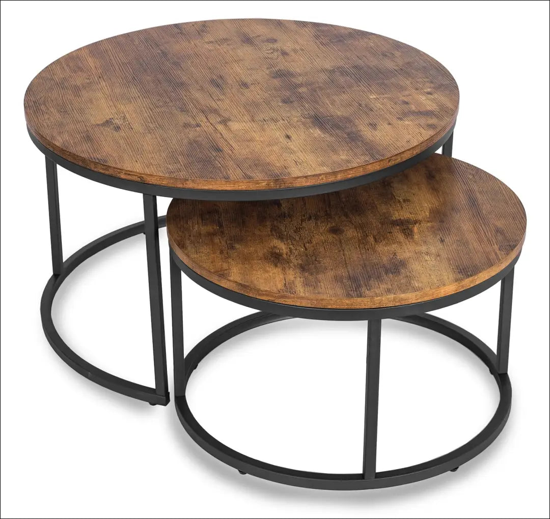 Kavos staliukų rinkinys iš MDF ąžuolo spalvos TE128 - €114 Save 15% 100-200, __label:Pristatymas 5-14 d.d., elite,