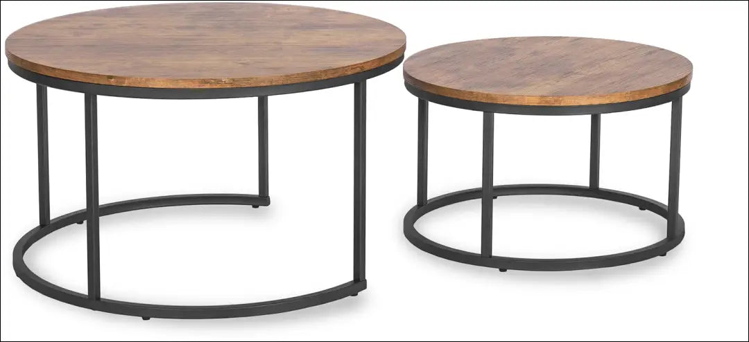 Kavos staliukų rinkinys iš MDF ąžuolo spalvos TE128 - €114 Save 15% 100-200, __label:Pristatymas 5-14 d.d., elite,