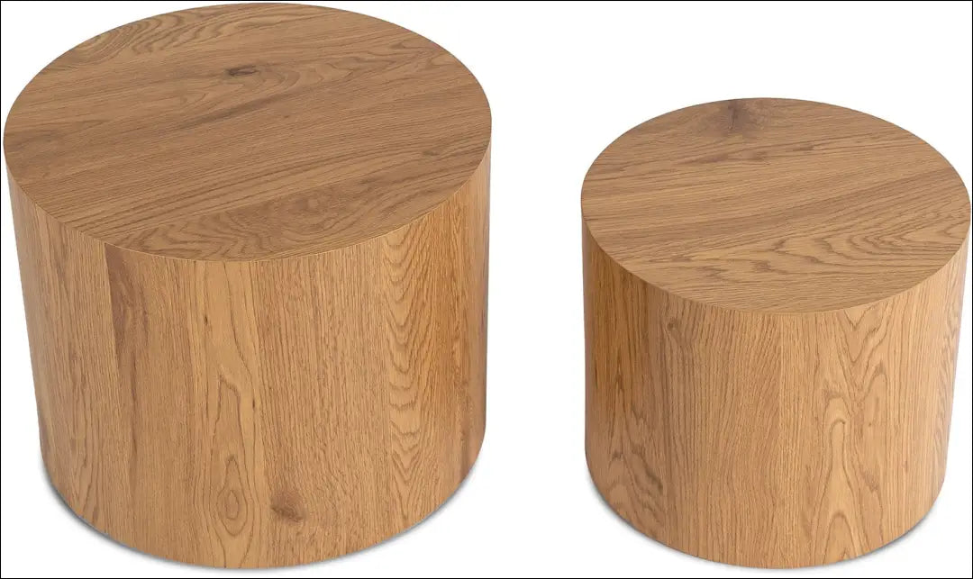 Kavos staliukų rinkinys iš MDF ąžuolo spalvos TE280 - €130 Save 15% 100-200, __label:Pristatymas 5-14 d.d., elite,
