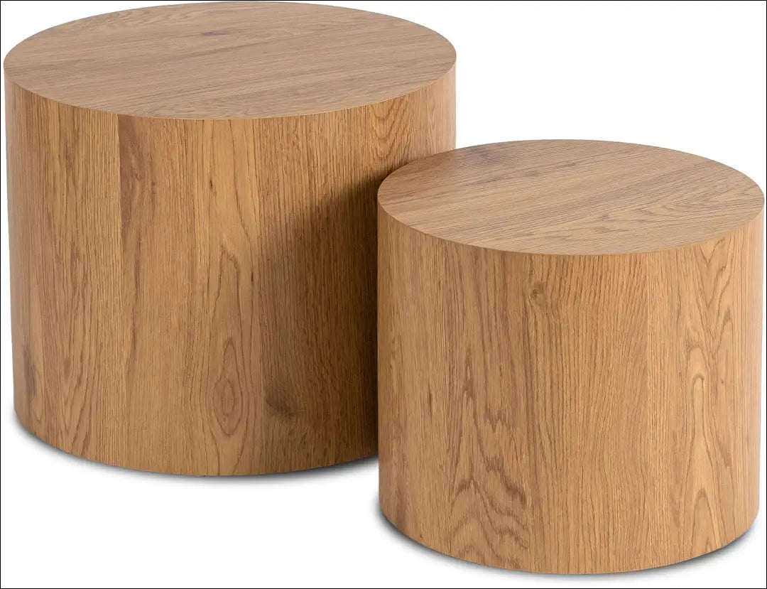 Kavos staliukų rinkinys iš MDF ąžuolo spalvos TE280 - €130 Save 15% 100-200, __label:Pristatymas 5-14 d.d., elite,