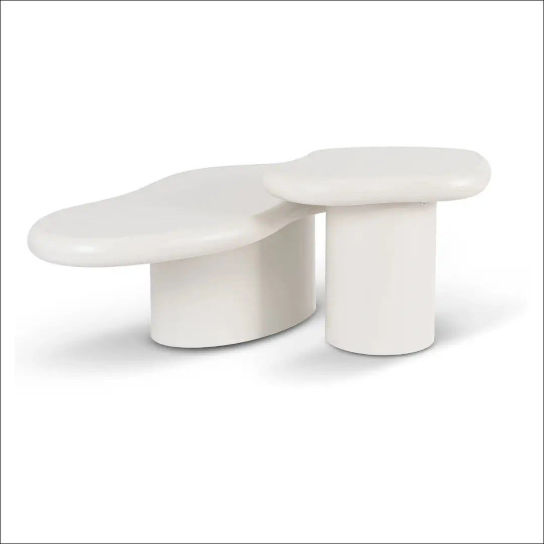 Kavos staliukų rinkinys iš MDF baltos spalvos TE1155 - €255 Save 15% __label:Pristatymas 5-14 d.d., elite, over-200,