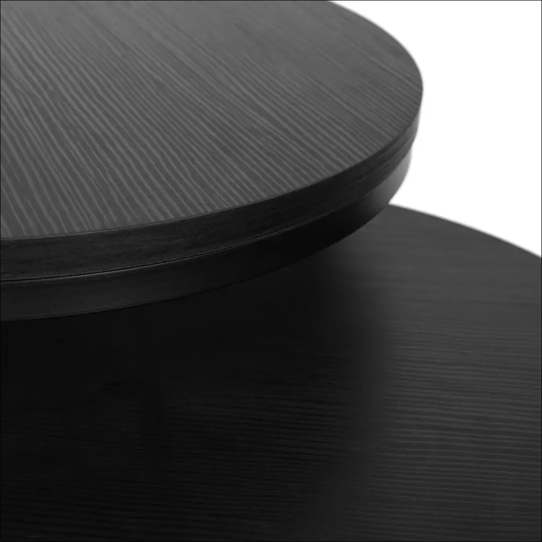 Kavos staliukų rinkinys iš MDF juodos spalvos TE082 - €88 Save 15% 50-100, __label:Pristatymas 5-14 d.d., elite,