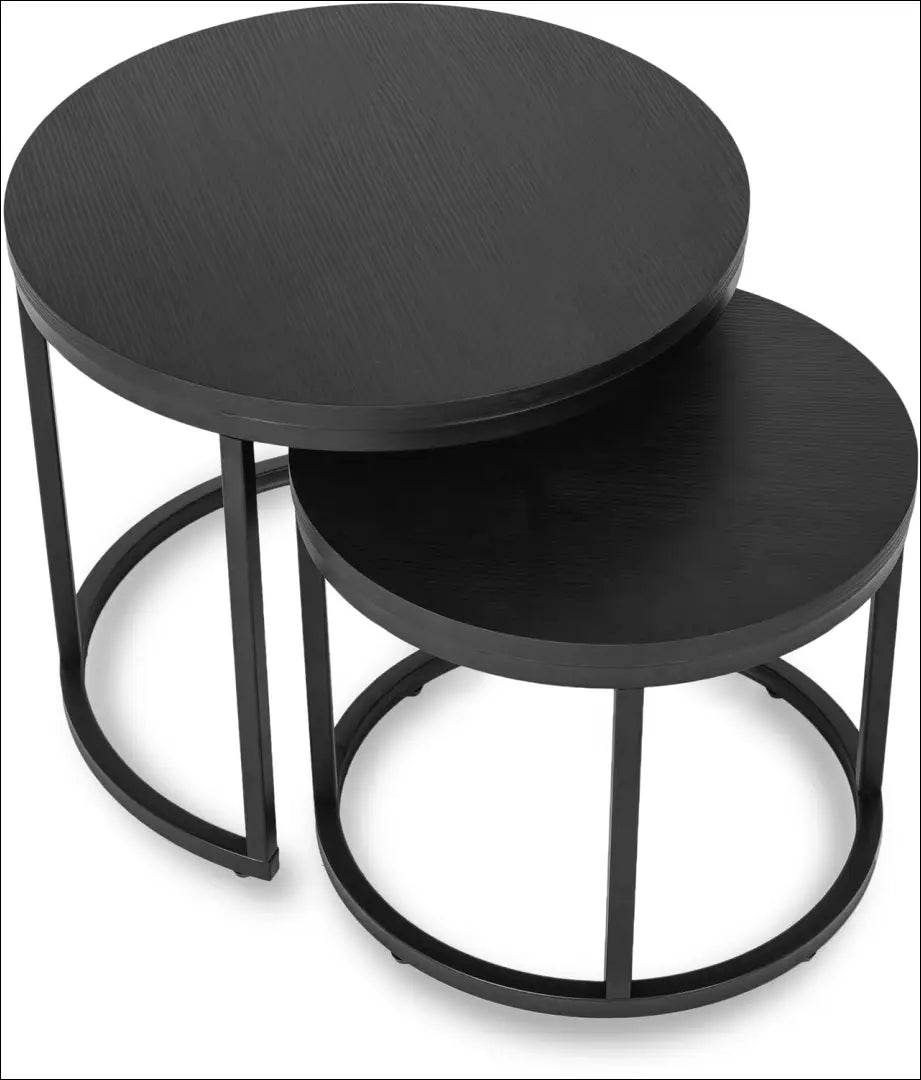 Kavos staliukų rinkinys iš MDF juodos spalvos TE082 - €88 Save 15% 50-100, __label:Pristatymas 5-14 d.d., elite,