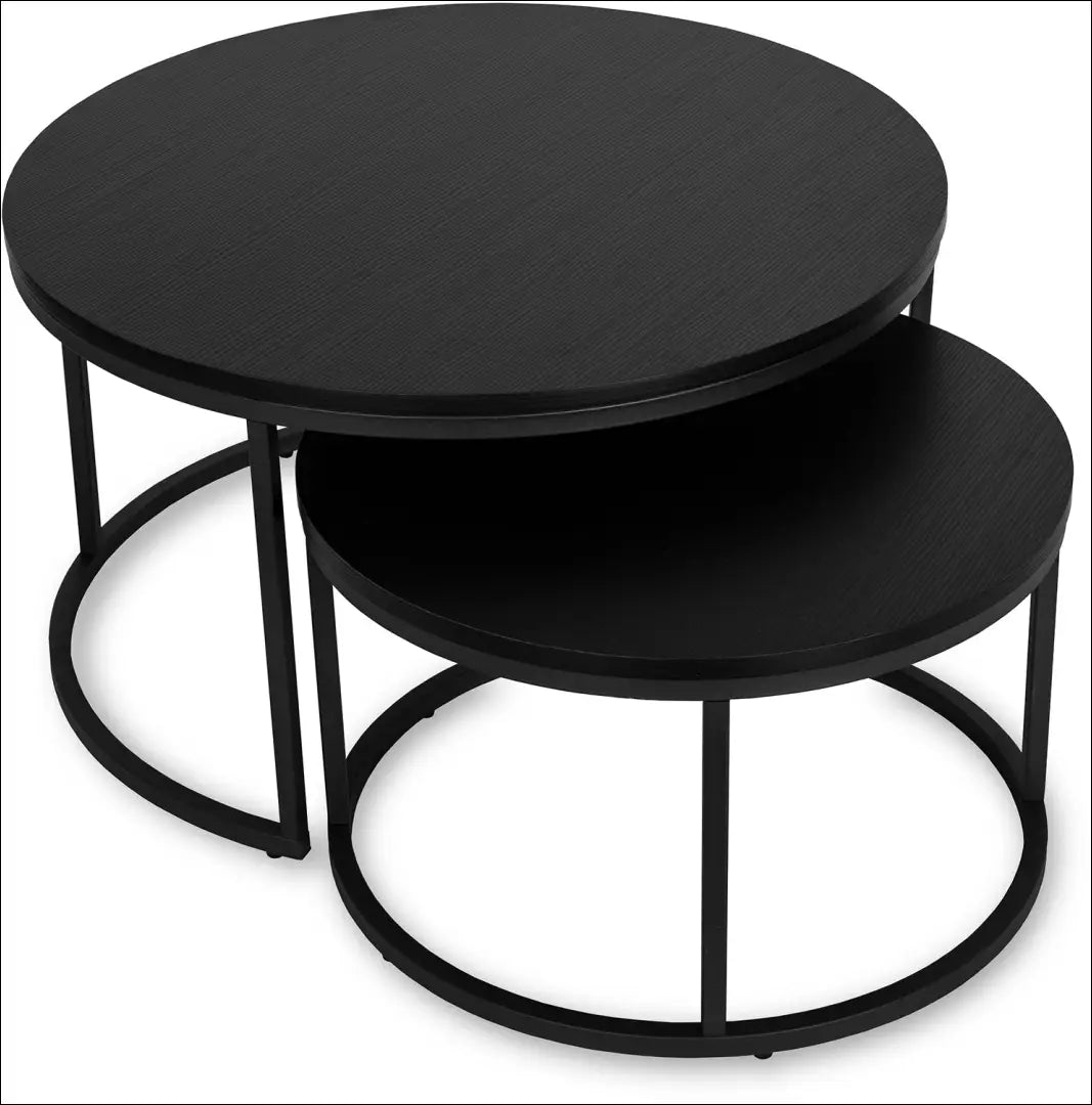 Kavos staliukų rinkinys iš MDF juodos spalvos TE124 - €111 Save 15% 100-200, __label:Pristatymas 5-14 d.d., elite,