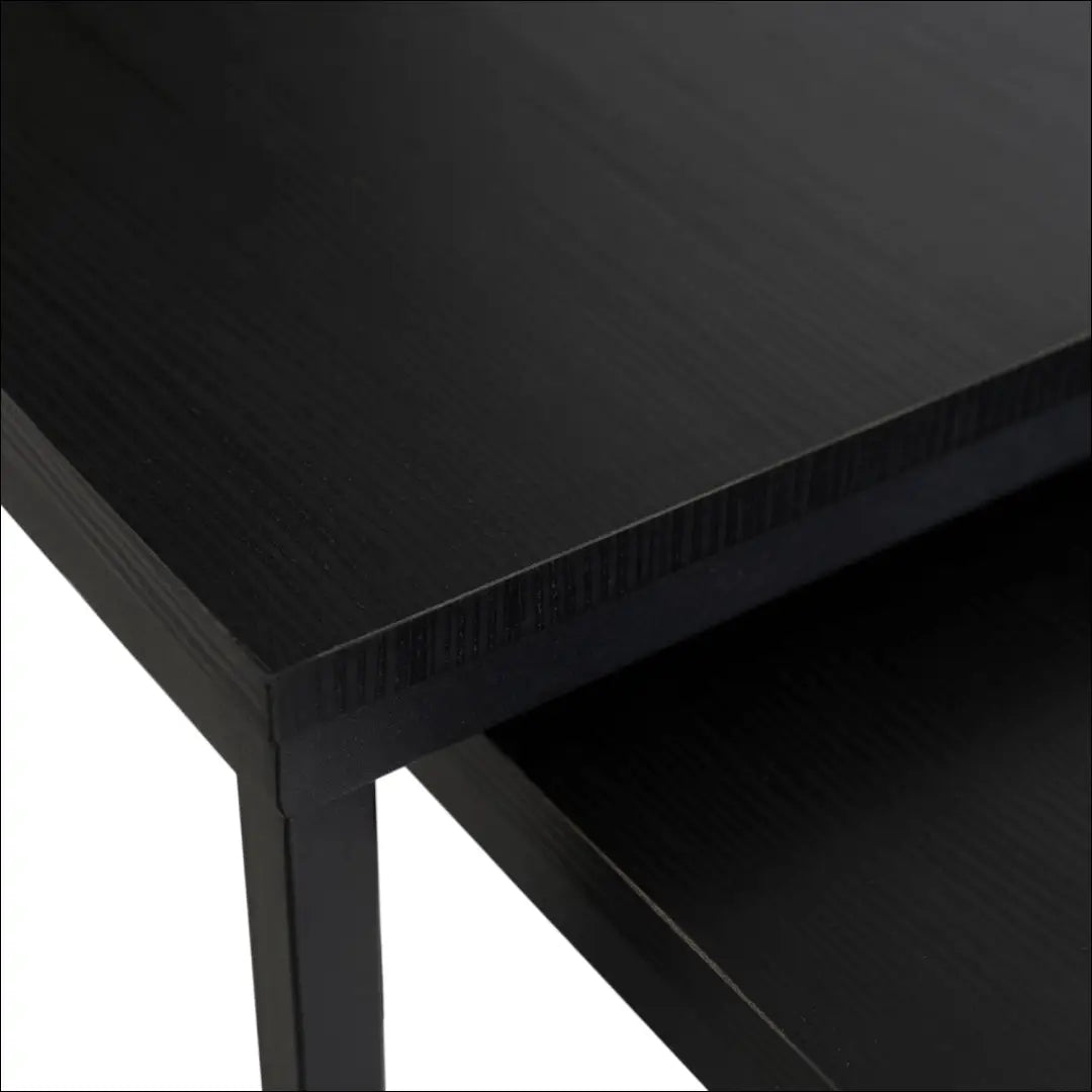 Kavos staliukų rinkinys iš MDF juodos spalvos TE538 - €62 Save 15% 50-100, __label:Pristatymas 5-14 d.d., elite,