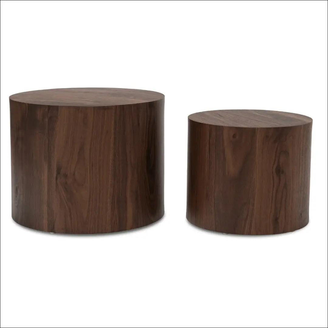 Kavos staliukų rinkinys iš MDF riešuto spalvos TE738 - €126 Save 15% 100-200, __label:Pristatymas 5-14 d.d., elite,