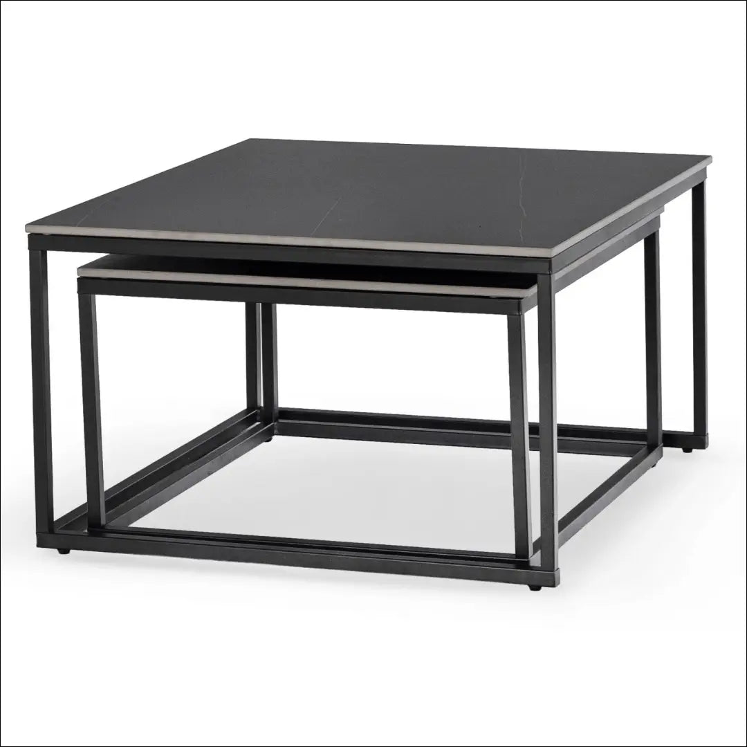 Kavos staliukų rinkinys juodos spalvos / marmuro TE1250 - €145 Save 15% 100-200, __label:Pristatymas 5-14 d.d., elite,