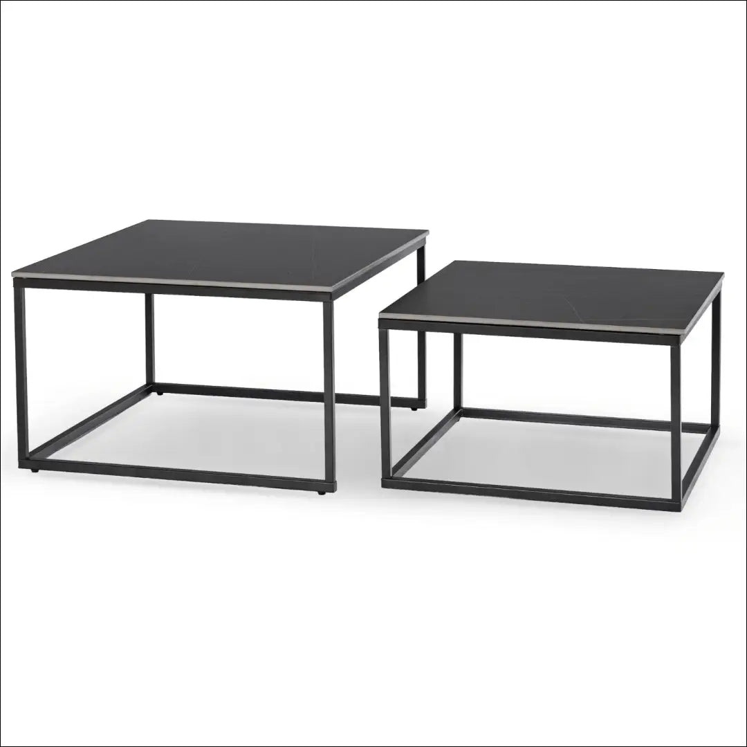Kavos staliukų rinkinys juodos spalvos / marmuro TE1250 - €145 Save 15% 100-200, __label:Pristatymas 5-14 d.d., elite,