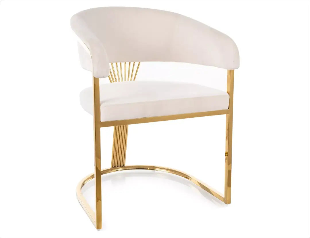 Kėdė AL015 - €202 Save 20% __label:Pristatymas 5-14 d.d., color-auksine, color-kremas, color-smelio, kedes-valgomojo
