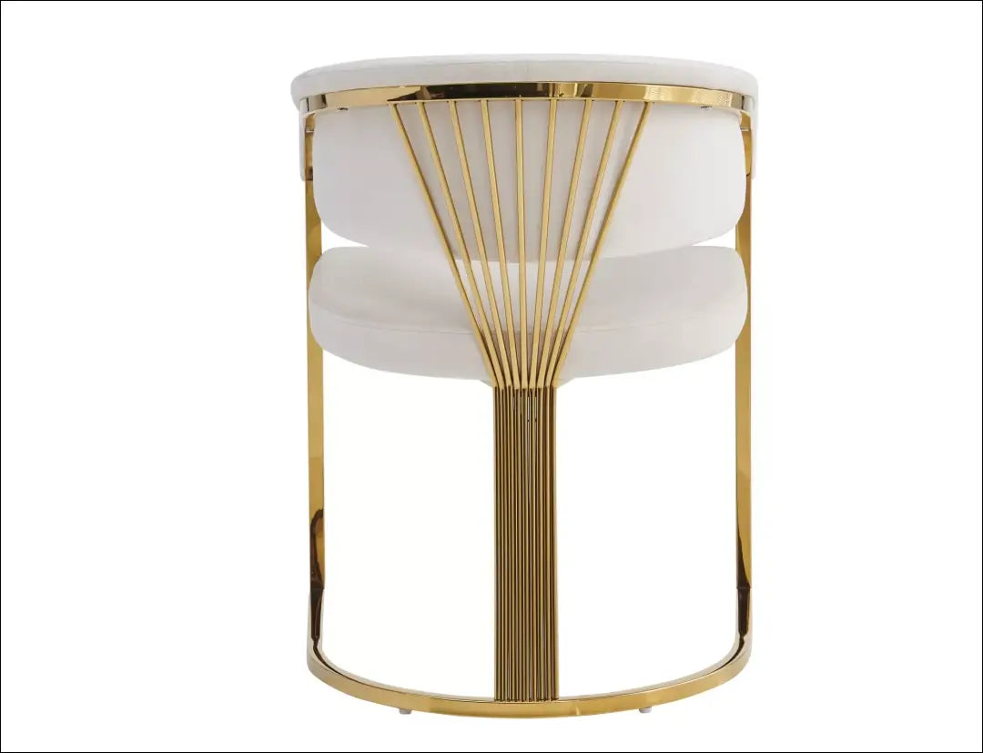 Kėdė AL015 - __label:Pristatymas 5-14 d.d., color-auksine, color-kremas, color-smelio, kedes-valgomojo Virš €200