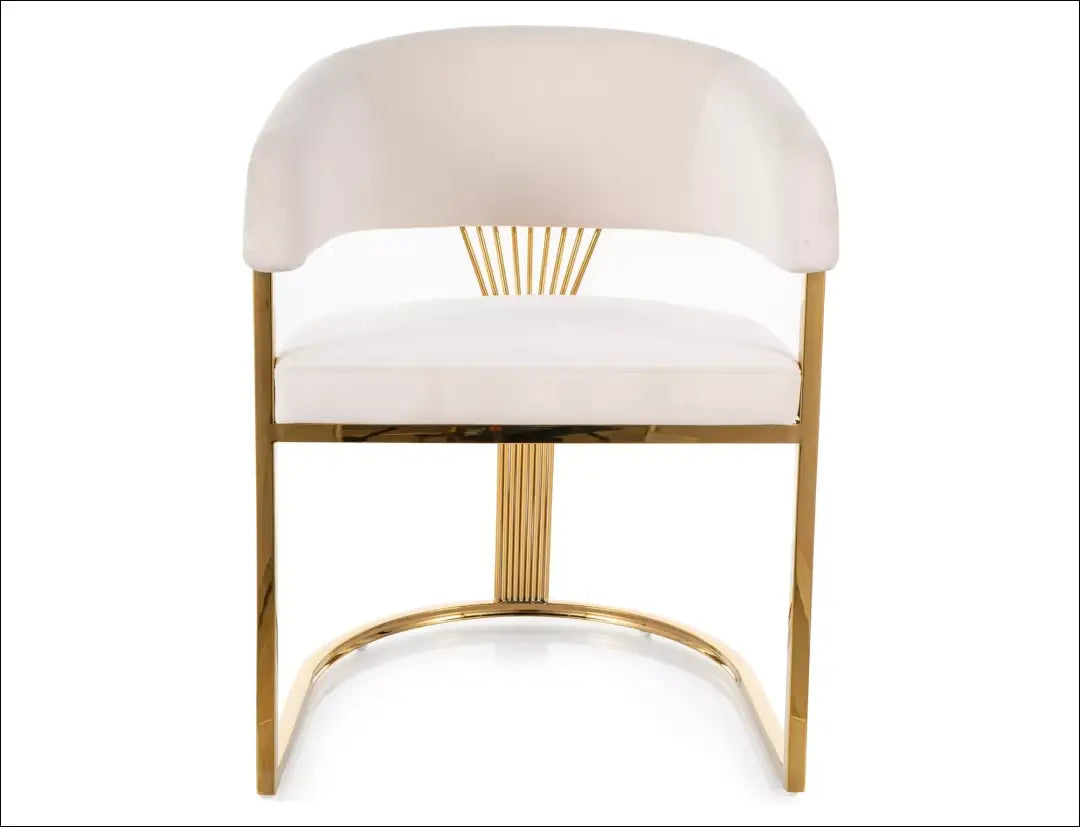 Kėdė AL015 - __label:Pristatymas 5-14 d.d., color-auksine, color-kremas, color-smelio, kedes-valgomojo Virš €200