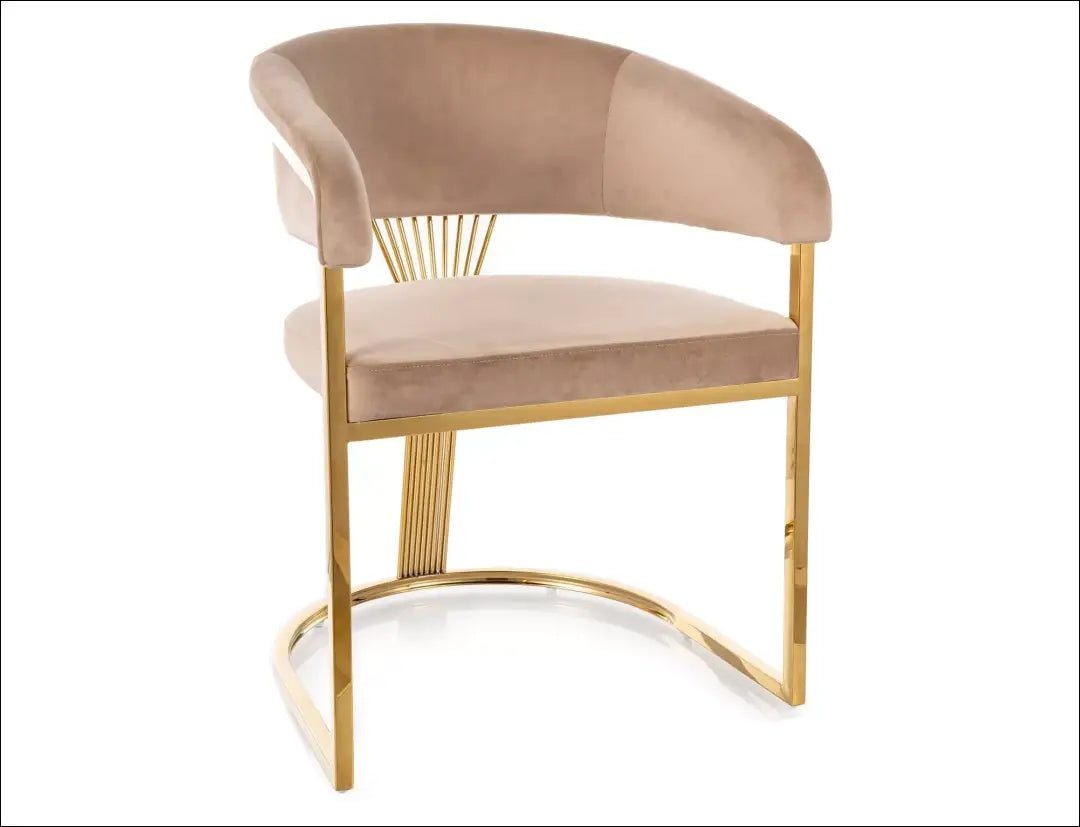 Kėdė AL015 - €202 Save 20% __label:Pristatymas 5-14 d.d., color-auksine, color-kremas, color-smelio, kedes-valgomojo