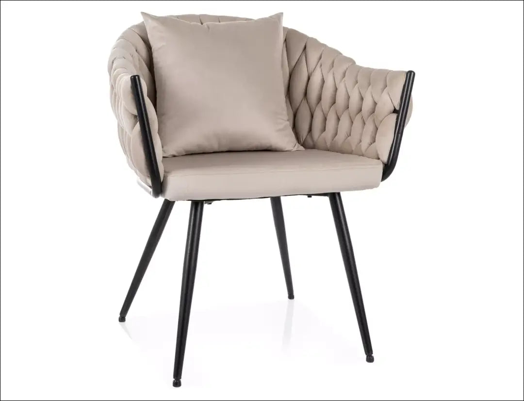 Kėdė AL018 - €164 Save 20% 100-200, __label:Pristatymas 5-14 d.d., color-kremas, color-pilka, color-ruda Kremas €100