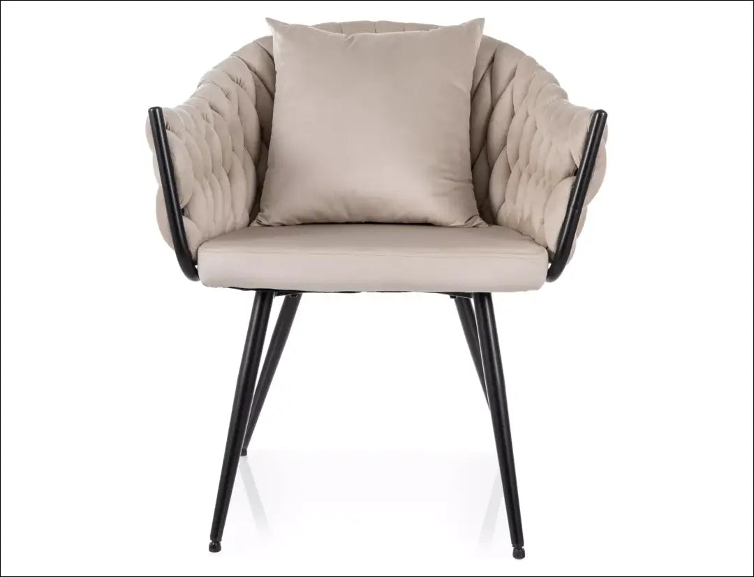 Kėdė AL018 - 100-200, __label:Pristatymas 5-14 d.d., color-kremas, color-pilka, color-ruda €100 to €200 Armchairs