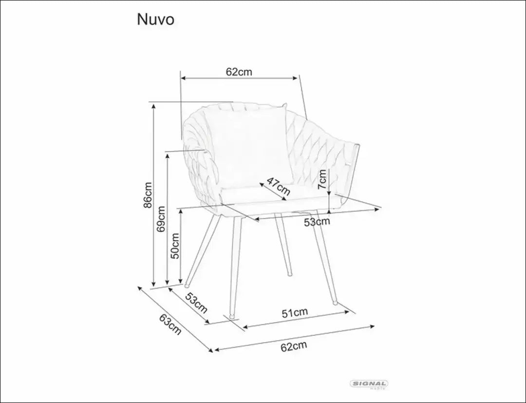 Kėdė AL018 - 100-200, __label:Pristatymas 5-14 d.d., color-kremas, color-pilka, color-ruda €100 to €200 Armchairs